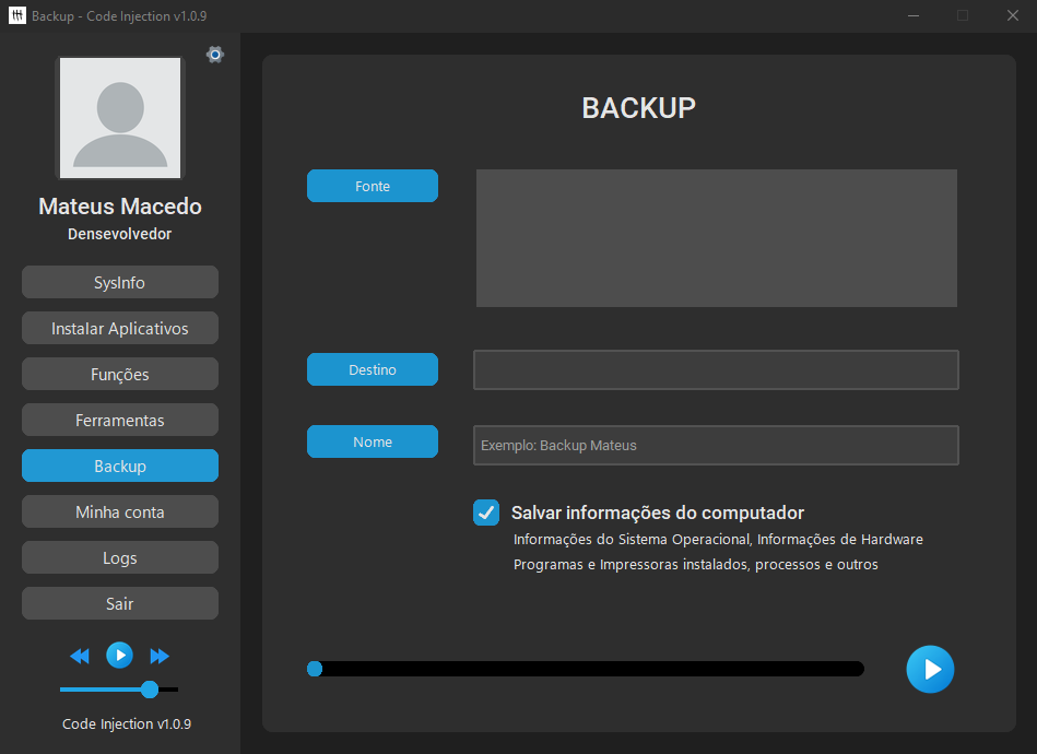 Code Injection - Backup
