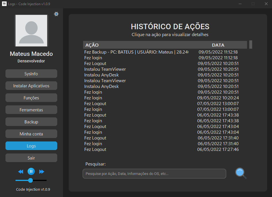 Code Injection - Logs